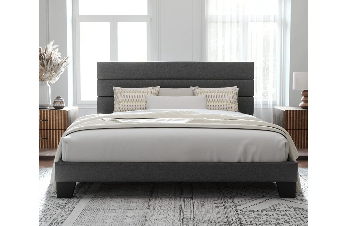 Allewie Queen Size Platform Bed Frame