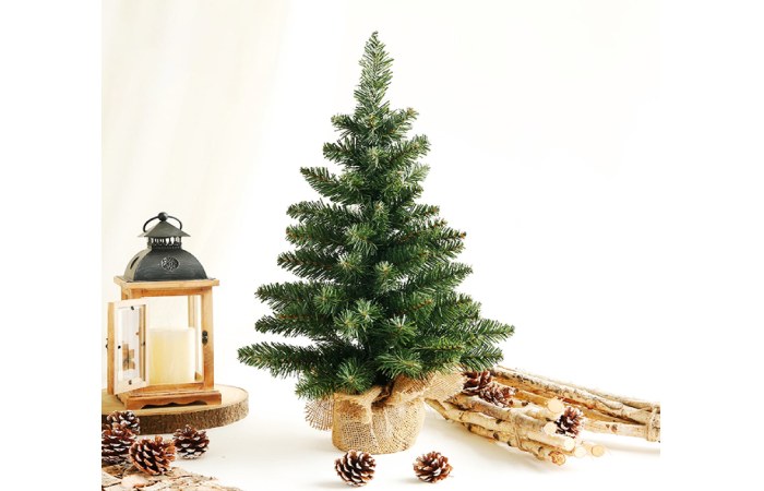 Happy Date Desktop Miniature Christmas Trees