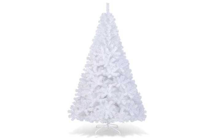 Topbuy White Unlit Full Christmas Tree